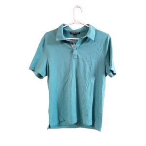 Michael Kors Light Green Cotton Short Sleeve Polo Golf Shirt, Men's Size M